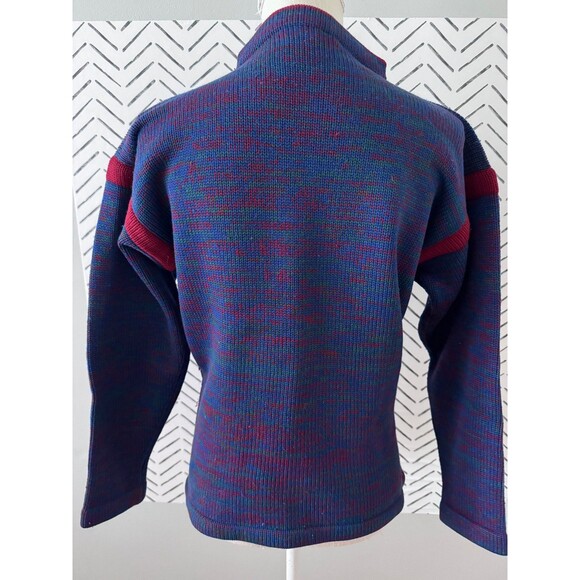 Meggi Hand Loomed 100% Wool Sweater Cowl Neck Made in Germany Size M - Picture 3 of 6